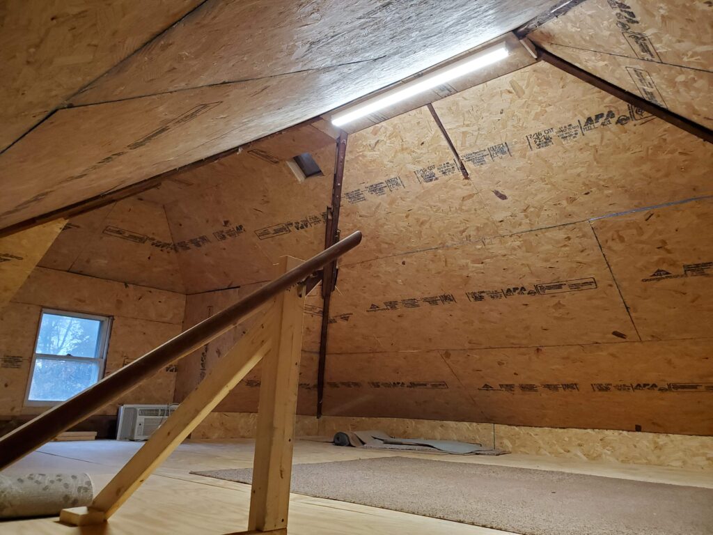 Refinished attic space by PA HomeBase construction and remodelling 